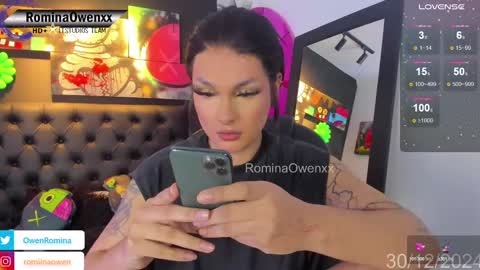Snapshot of rominaowenxx chatting on December 30, 8:10 am ROMINA OWEN online show from December 30, 8:10 am