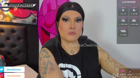 Snapshot of rominaowenxx chatting on February 4, 7:07 am ROMINA OWEN online show from February 4, 7:07 am