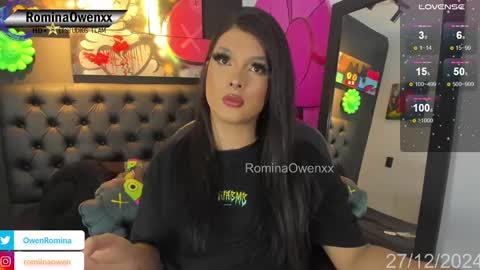Snapshot of rominaowenxx chatting on December 27, 8:35 am ROMINA OWEN online show from December 27, 8:35 am