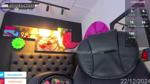 Snapshot of rominaowenxx chatting on December 22, 11:54 am ROMINA OWEN online show from December 22, 11:54 am