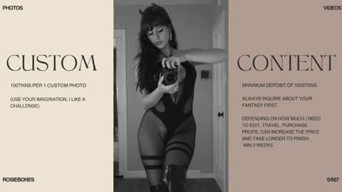 Rosie Bones online show from May 11, 11:13 pm