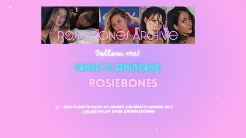 Rosie Bones online show from January 28, 2:00 am