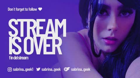 sabrina_geek online show from December 27, 6:46 am