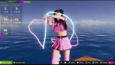 SAKURA COW online show from December 18, 2:28 pm