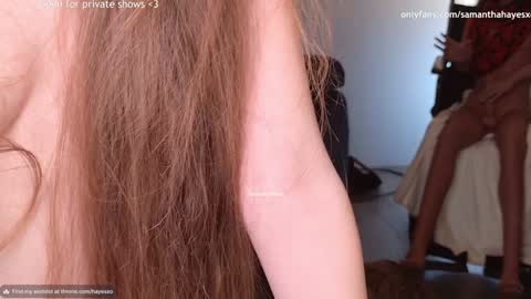 Snapshot of samanthahayesxoxo chatting on February 4, 1:56 am The Real Samantha Hayes haha online show from February 4, 1:56 am