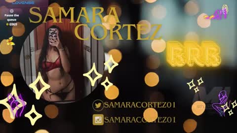 Snapshot of samaracortez chatting on March 6, 12:10 am Sammy online show from March 6, 12:10 am