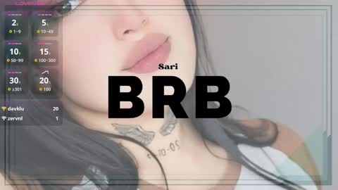 Snapshot of sari_belle chatting on September 15, 10:22 pm Sari online show from September 15, 10:22 pm