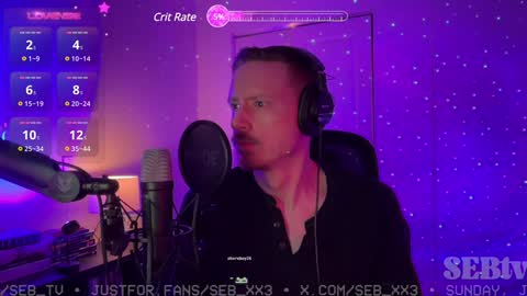 Snapshot of seb_tv chatting on January 6, 1:42 am Sebastian online show from January 6, 1:42 am