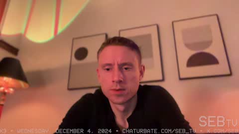 Snapshot of seb_tv chatting on December 5, 3:42 am Sebastian online show from December 5, 3:42 am