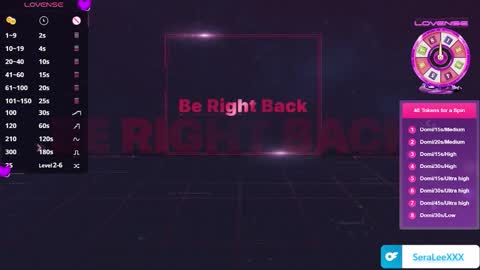 SeraLeeXXX online show from March 5, 7:01 pm