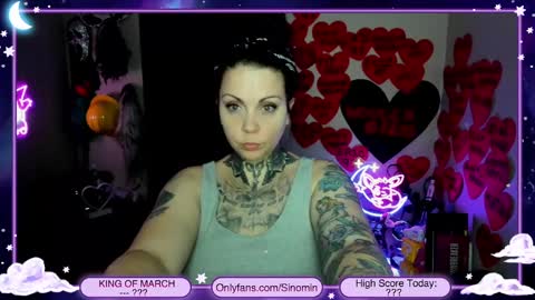 Snapshot of sinominx chatting on March 2, 3:45 am Sinomin online show from March 2, 3:45 am