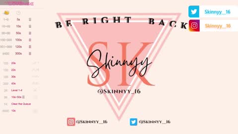 Snapshot of skinnyy_16 chatting on March 10, 6:27 am Skinny online show from March 10, 6:27 am