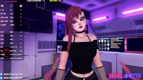 SkyeAnette online show from July 24, 1:14 am