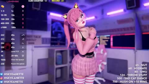 SkyeAnette online show from November 22, 2:10 am