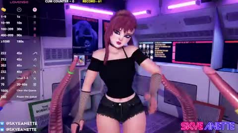 SkyeAnette online show from July 31, 1:17 am