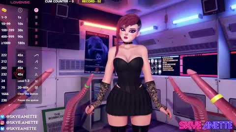 SkyeAnette online show from September 26, 1:13 am