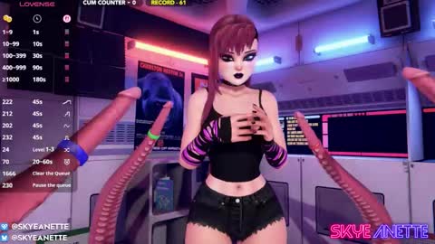 SkyeAnette online show from February 2, 2:20 am