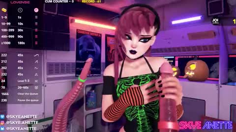 SkyeAnette online show from October 24, 1:17 am