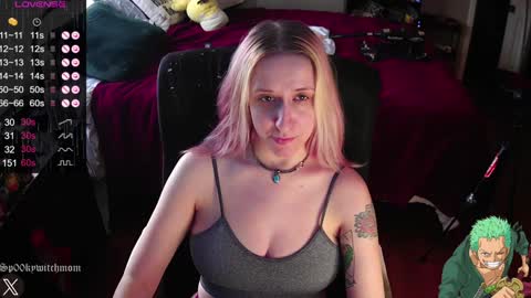 Snapshot of sp00kywitchmom chatting on December 16, 4:16 pm Seraphina Lane online show from December 16, 4:16 pm