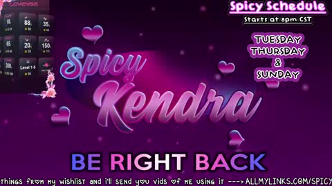 Kendra online show from January 24, 6:14 am