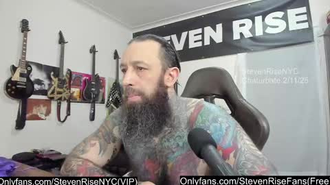 Snapshot of stevenrisenyc chatting on February 12, 2:45 am StevenRiseNYC online show from February 12, 2:45 am
