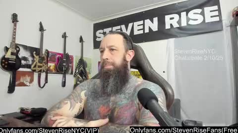 Snapshot of stevenrisenyc chatting on February 11, 1:20 pm StevenRiseNYC online show from February 11, 1:20 pm