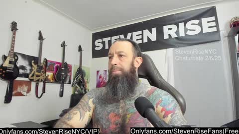 Snapshot of stevenrisenyc chatting on February 6, 12:04 pm StevenRiseNYC online show from February 6, 12:04 pm