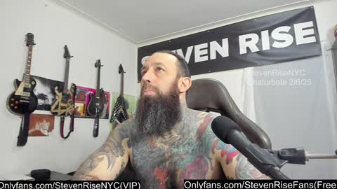 Snapshot of stevenrisenyc chatting on February 6, 10:43 pm StevenRiseNYC online show from February 6, 10:43 pm