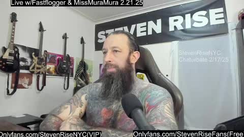 Snapshot of stevenrisenyc chatting on February 18, 1:00 pm StevenRiseNYC online show from February 18, 1:00 pm