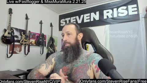 Snapshot of stevenrisenyc chatting on February 19, 2:12 am StevenRiseNYC online show from February 19, 2:12 am