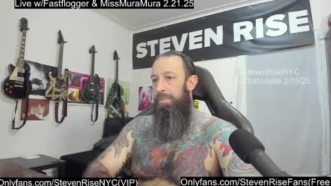 Snapshot of stevenrisenyc chatting on February 19, 1:06 pm StevenRiseNYC online show from February 19, 1:06 pm