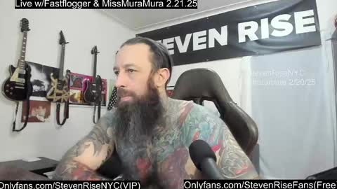 Snapshot of stevenrisenyc chatting on February 20, 2:13 pm StevenRiseNYC online show from February 20, 2:13 pm