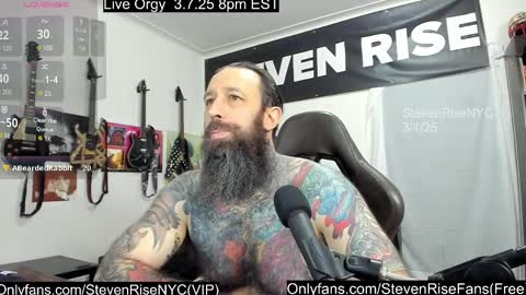 Snapshot of stevenrisenyc chatting on March 5, 7:05 am StevenRiseNYC online show from March 5, 7:05 am