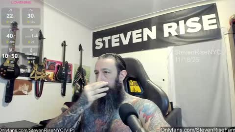 StevenRiseNYC online show from November 18, 1:36 pm