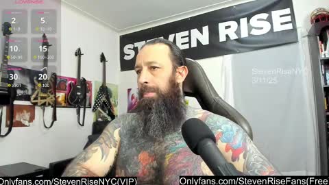 Snapshot of stevenrisenyc chatting on March 11, 4:08 am StevenRiseNYC online show from March 11, 4:08 am