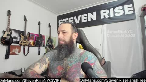 Snapshot of stevenrisenyc chatting on February 3, 8:57 pm StevenRiseNYC online show from February 3, 8:57 pm