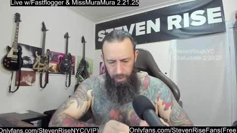 Snapshot of stevenrisenyc chatting on February 20, 11:21 pm StevenRiseNYC online show from February 20, 11:21 pm
