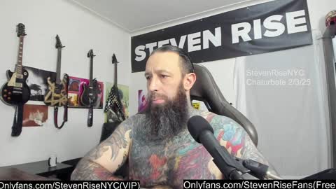 Snapshot of stevenrisenyc chatting on February 4, 4:15 am StevenRiseNYC online show from February 4, 4:15 am