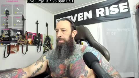 Snapshot of stevenrisenyc chatting on March 6, 2:51 pm StevenRiseNYC online show from March 6, 2:51 pm