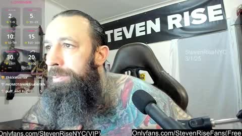 Snapshot of stevenrisenyc chatting on March 2, 1:26 am StevenRiseNYC online show from March 2, 1:26 am