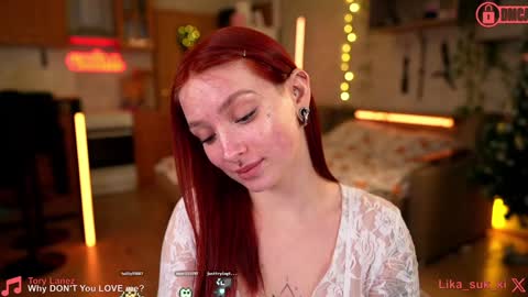 Lika ginger  Jessy blond   online show from January 4, 7:03 am