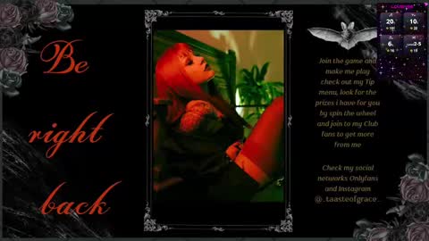 Snapshot of taste_of_grace chatting on March 12, 7:04 pm join my onlyfans Telegram channel online show from March 12, 7:04 pm