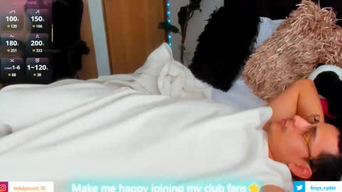 Snapshot of teddy_cowboy chatting on February 23, 1:21 pm Follow me on Twitter boys ryder and instagram teddyscoot 12 online show from February 23, 1:21 pm