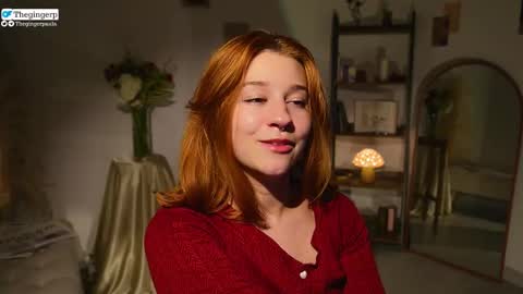Snapshot of thegingerp chatting on March 5, 12:59 am Streaming mostly at online show from March 5, 12:59 am