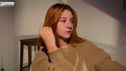 Snapshot of thegingerp chatting on January 29, 7:43 pm Streaming mostly at online show from January 29, 7:43 pm