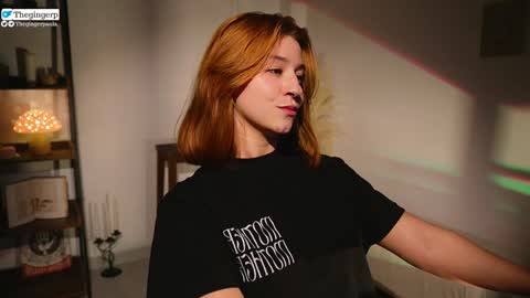 Snapshot of thegingerp chatting on January 24, 2:07 am Streaming mostly at online show from January 24, 2:07 am