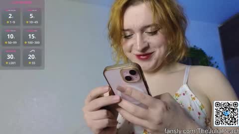 Julia Peach  online show from October 4, 4:49 pm