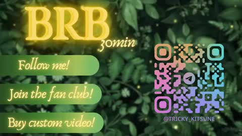 trickykitsune online show from March 30, 3:45 pm