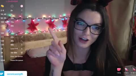 Snapshot of veronicasmyth chatting on December 21, 10:40 pm Veronica 3 online show from December 21, 10:40 pm