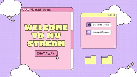 Snapshot of violetttflowers chatting on March 3, 4:05 pm Violet Flowers online show from March 3, 4:05 pm